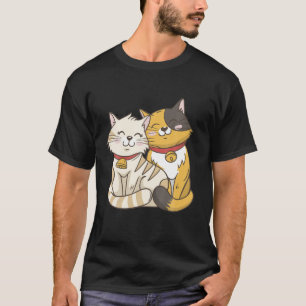Kattunge Ansikte Smile Funny Cute Cat Women Girls T Shirt