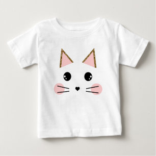 Kattunge Ansikte T Shirt