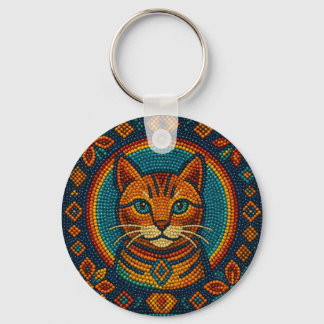 Kattunge Bead Design Nyckelring