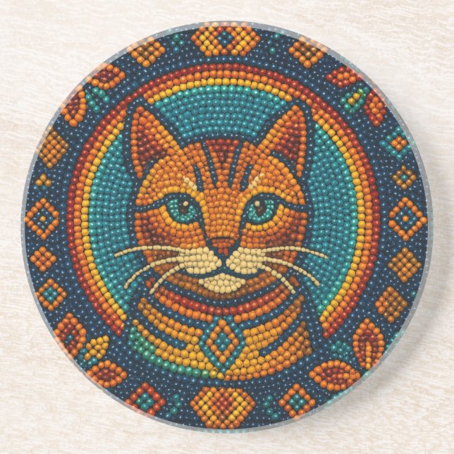 Kattunge Bead Design Underlägg (Framsidan)
