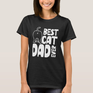 Kattunge Best Cat Pappa All Animal Fars dag Cat B T Shirt