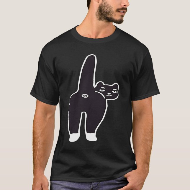 Kattunge Butt T Shirt (Framsida)