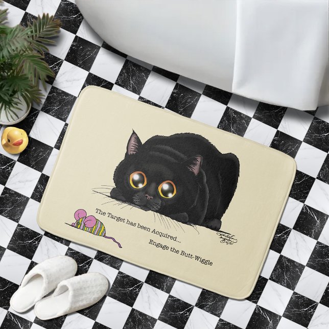 Kattunge Butt-Wiggle Badrumsmatta (Skapare uppladdad)