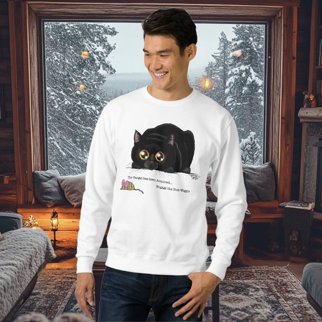 Kattunge Butt Wiggle Lång Ärmad Tröja (Skapare uppladdad)