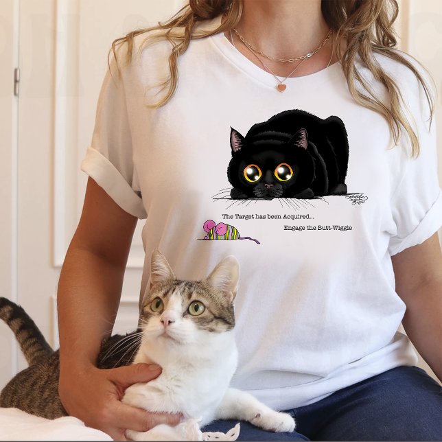 Kattunge Butt Wiggle T Shirt (Skapare uppladdad)