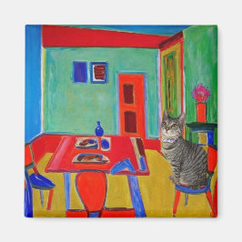 Kattunge Cafe Magnet