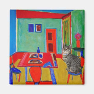Kattunge Cafe Magnet