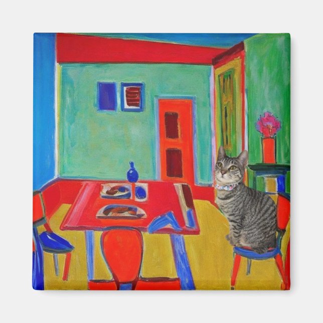 Kattunge Cafe Magnet (Framsidan)