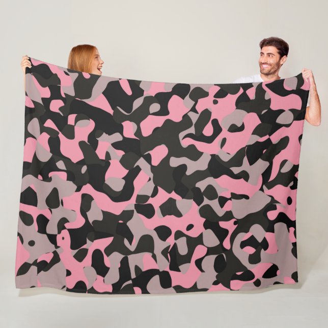 Kattunge Camo Fleecefilt (På plats)