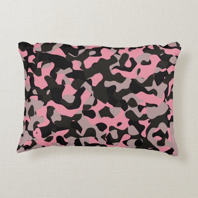 Kattunge Camo Prydnadskudde (Baksidan)