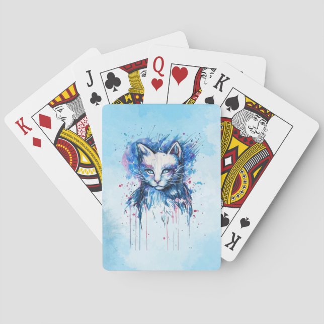 Kattunge Casinokort (Baksidan)