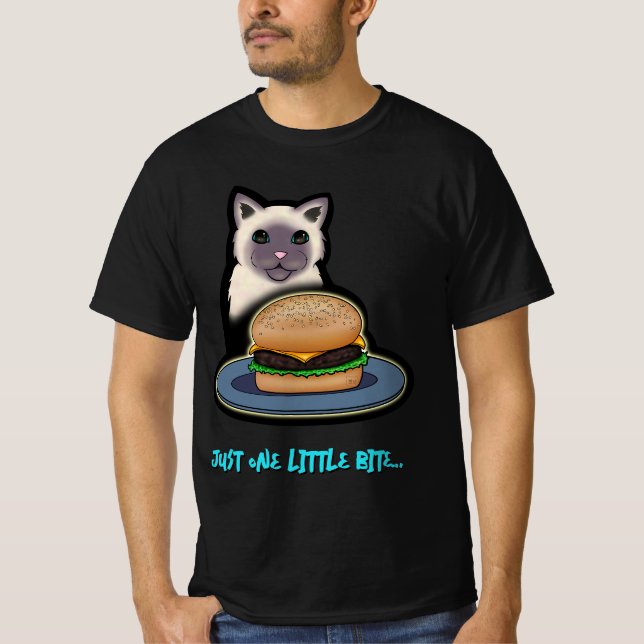 Kattunge Cheeseburger T-Shirt (Framsida)