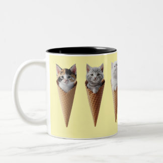 Kattunge Cones Två-Tonad Mugg