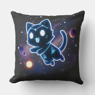 Kattunge Constellation Celestial Cat Cosmos Space Kudde