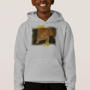 Kattunge ’COOLA CAT’ Kids Hooded Sweatshirt Tröja