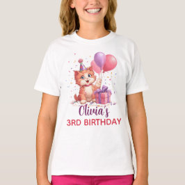 Kattunge Firande födelsedag T Shirt