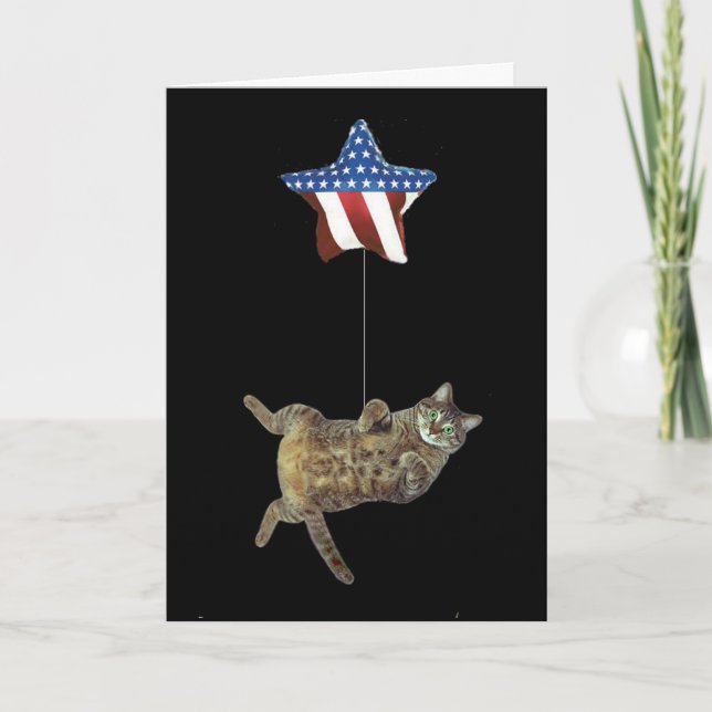 Kattunge firar den 4 juli kort (Framsida)