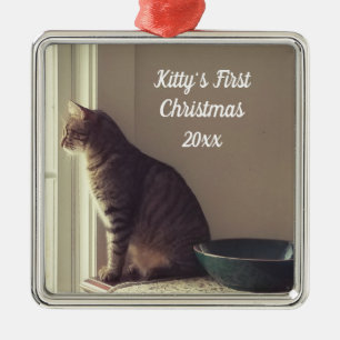 Kattunge First jul Julgransprydnad Metall