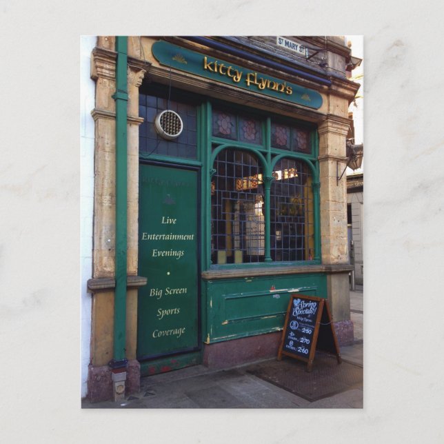 kattunge flynn's vykort (Framsida)