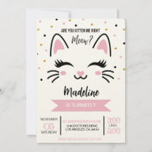 Kattunge födelsedag, är du Kitten mig Höger Meow?