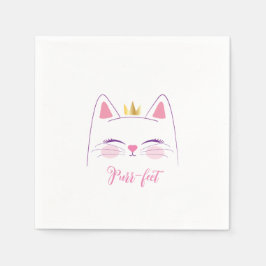 Kattunge Födelsedagsfest-favoriter för klassiskt r Pappersservett