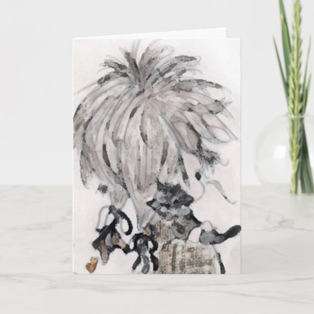 Kattunge-födelsedagskort Kort (Framsida)