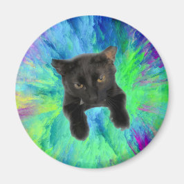 Kattunge för att hålla  i kylskåp magnet