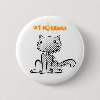Kattunge för sitta #1 knapp