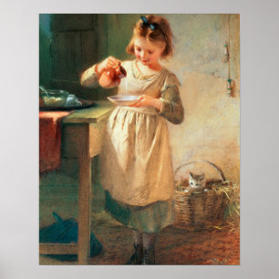 Kattunge frukost poster