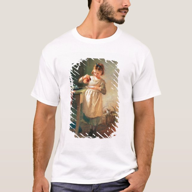 Kattunge frukost tee shirt (Framsida)