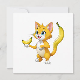 "Kattunge Goes Bananas" Julkort