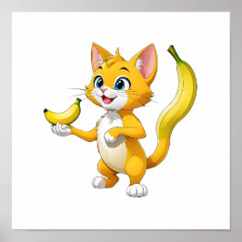 "Kattunge Goes Bananas" Poster