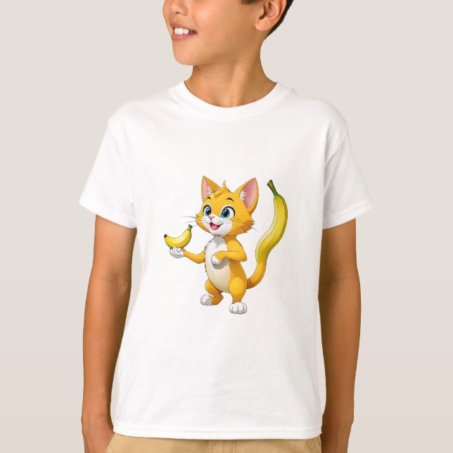 "Kattunge Goes Bananas" T Shirt (Framsida)