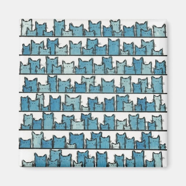 Kattunge gör mig inte till blå magnet (Framsidan)