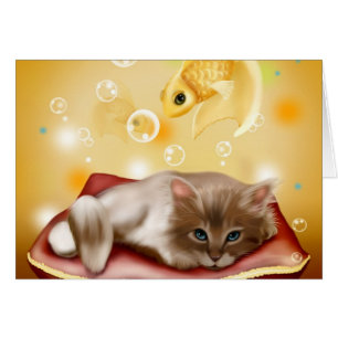 Kattunge Hälsningskort