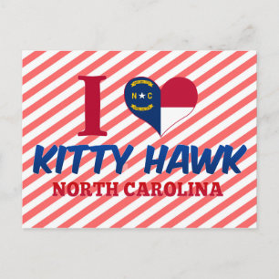 Kattunge Hawk, North Carolina Vykort