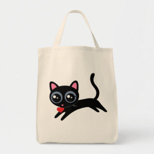 Kattunge Heart Thief Cute Gift for Girl Tygkasse