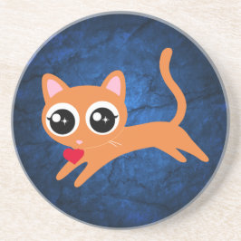 Kattunge Heart Thief Cute Gift for Girl Underlägg