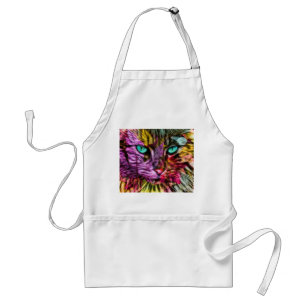 Kattunge Höst löv färgbildartsdesign Förkläde