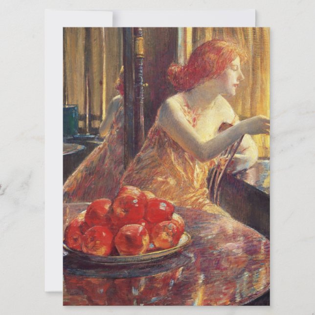 Kattunge Hughes (vacker amerikansk rödhårig kvinna (Framsida)