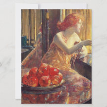 Kattunge Hughes (vacker amerikansk rödhårig kvinna