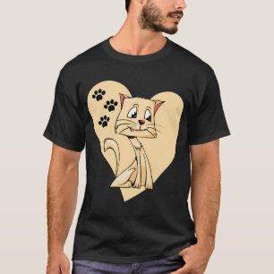 Kattunge husdjur Morrhår Klistermärken T Shirt