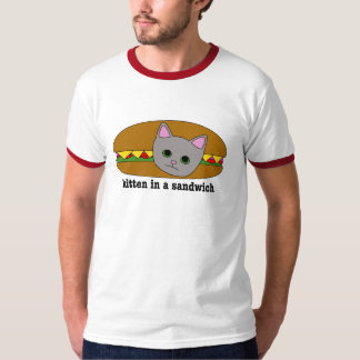 Kattunge i en smörgås: t-skjortan! tee shirt