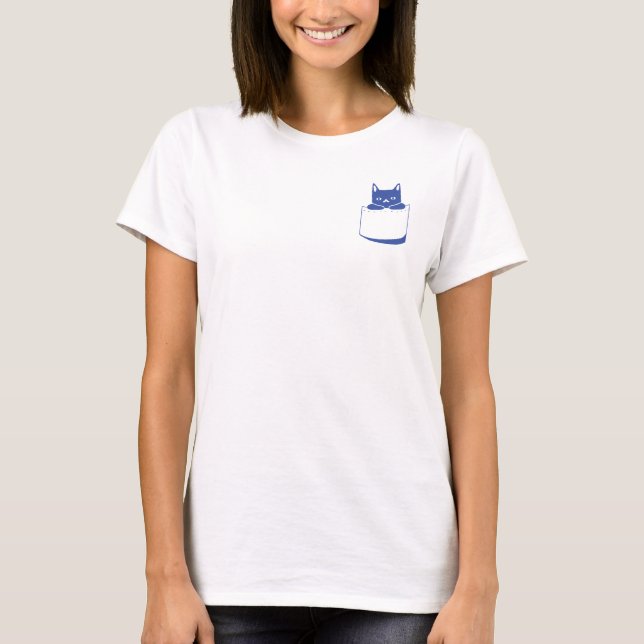 KATTUNGE I MIN POCKET T-Shirt (Framsida)