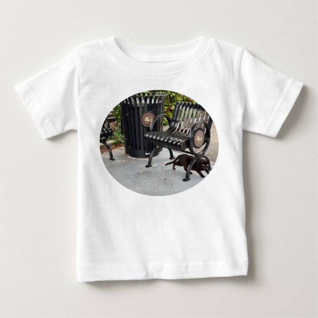 Kattunge i parken t shirt (Framsida)