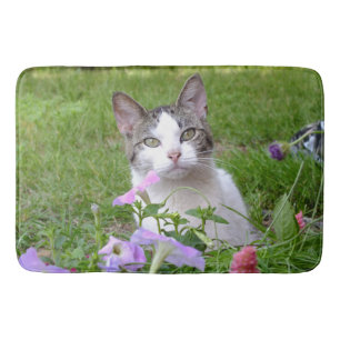 Kattunge i Petunias Bath Mat Badrumsmatta