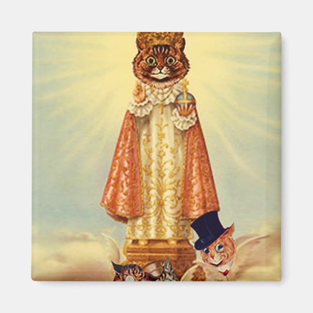 Kattunge i Prag Magnet (Framsidan)