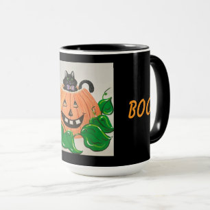 Kattunge i Pumpkin Mugg