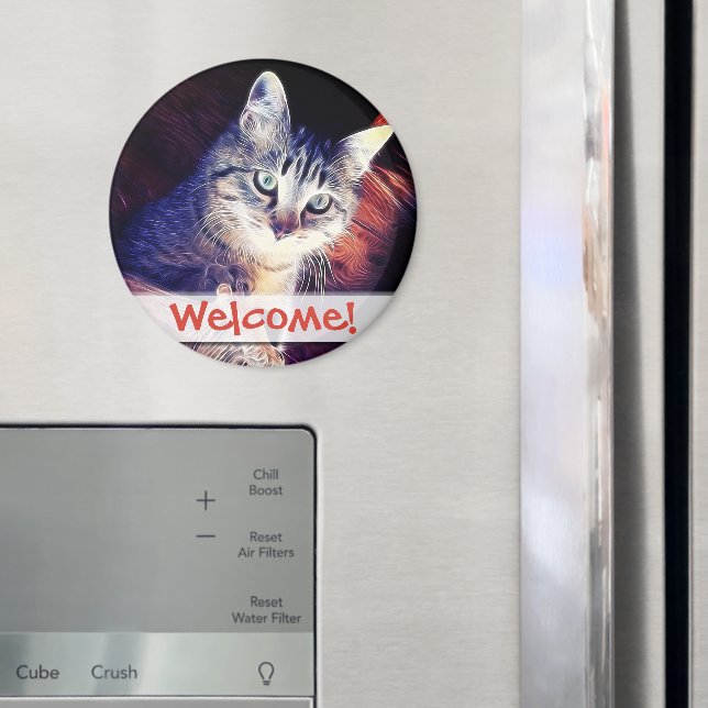 Kattunge i slutfotona för Rafters Magnet (In Situ (Fridge))