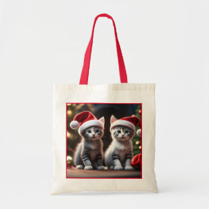 Kattunge jul Tote Tygkasse